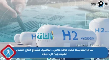 شرق المتوسط محور طاقة عالمي.. تفاصيل مشروع إنتاج وتصدير الهيدروجين إلى أوروبا